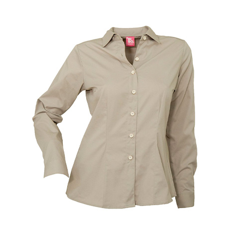 CAMISA BBO GABARDINA DAMA MANGA LARGA - Vista 2